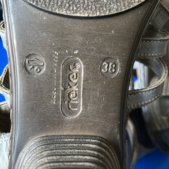 Reiker Gladiator Heeled Sandals EU 38 - Picture 4 of 8